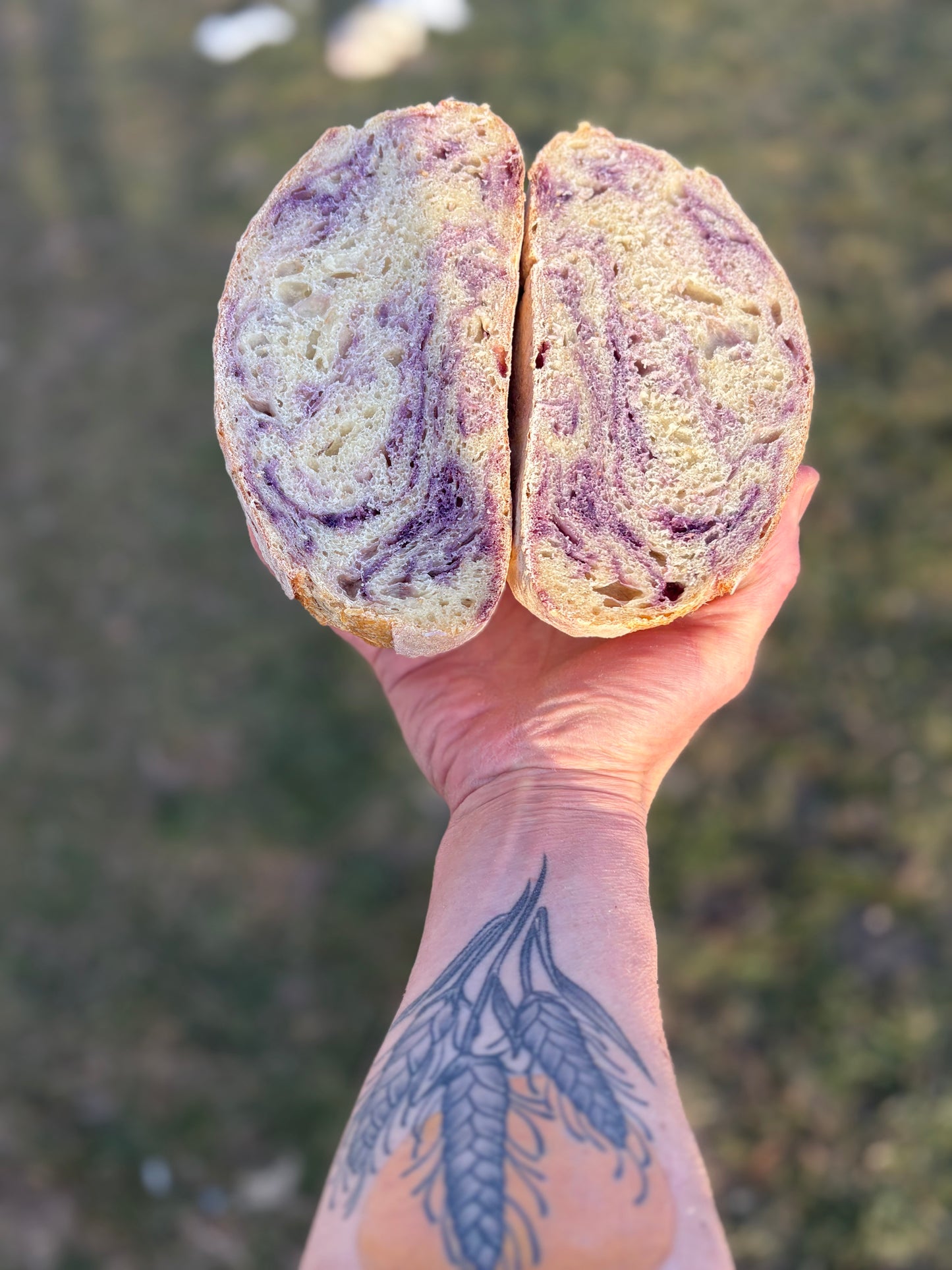 Purple Sourdough Bread