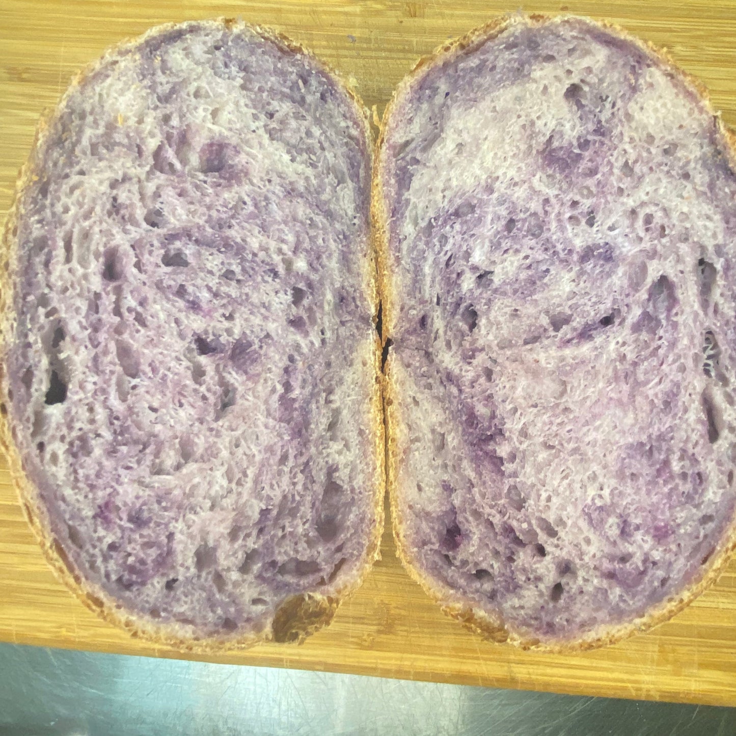 Purple Sourdough Bread