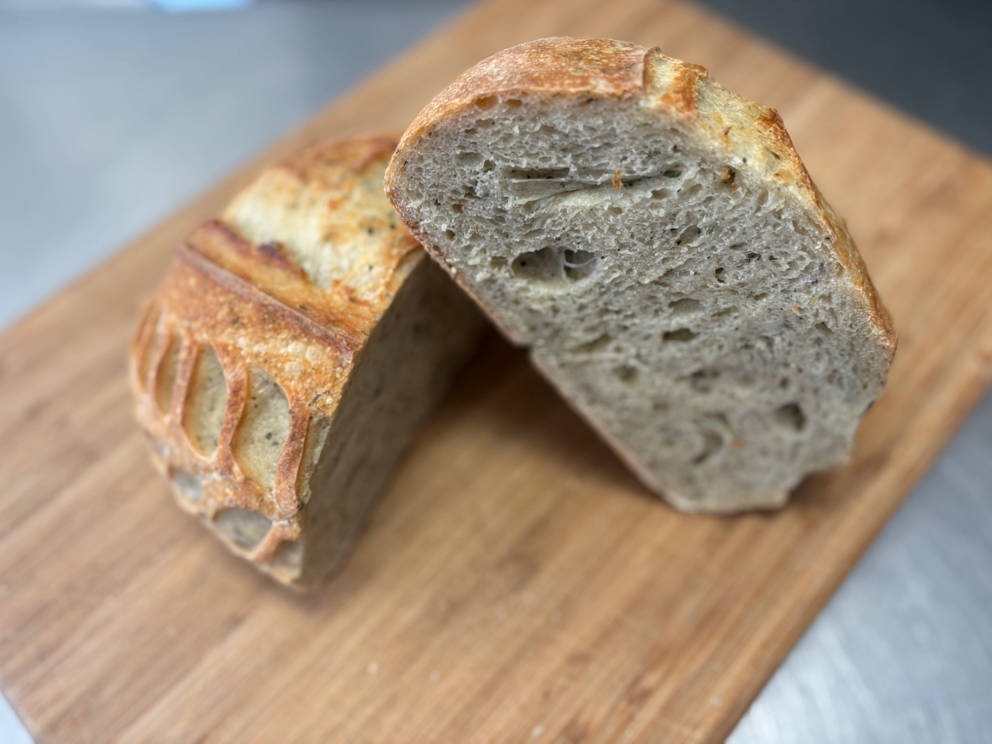 Italian Herb Sourdough Bread