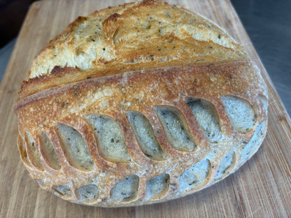Italian Herb Sourdough Bread