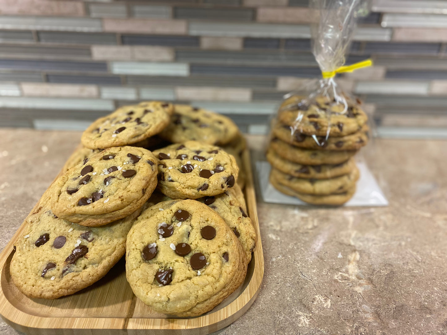 Salted Brown Butter Sourdough Chocolate Chip Cookies