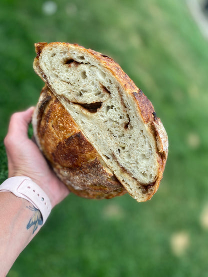 Apple Cinnamon Raisin Sourdough Bread