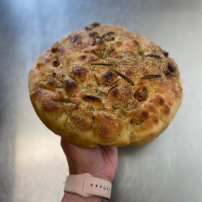 Roasted Garlic & Rosemary Focaccia