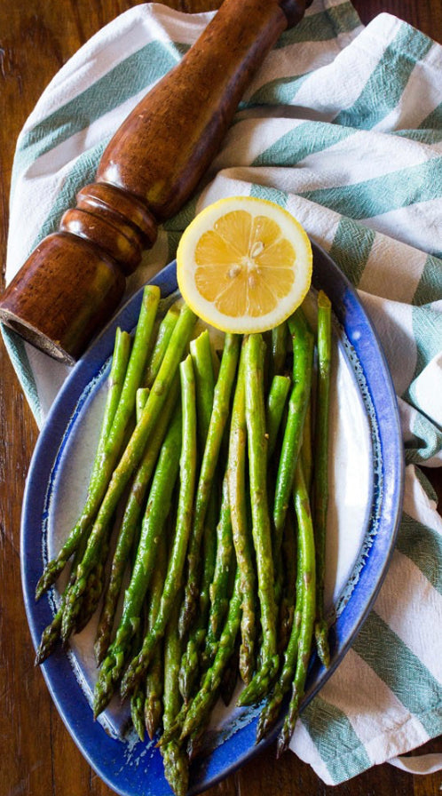 Spring Focaccia with Lemon Asparagus